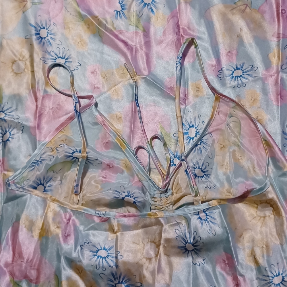 Vintage laura leigh ltd womens dress polyester floral longwear lighweight retro - Picture 7 of 7